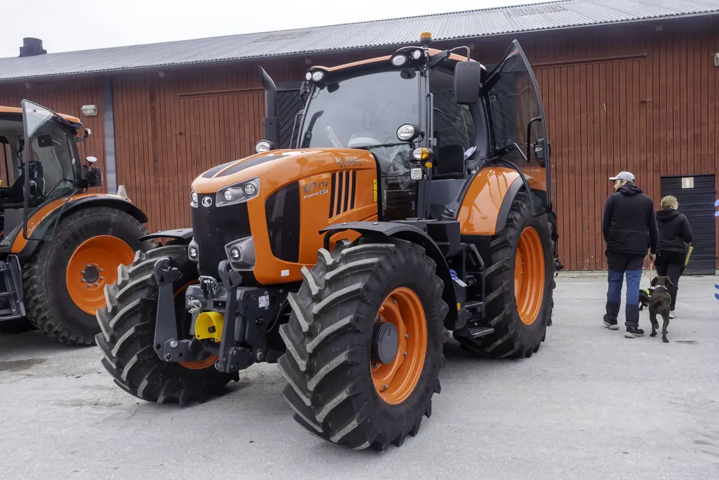 Kubota M7 Series agricultural tractor, a full-size ag tractor that JSD services on bigger Fraser Valley farm operations.